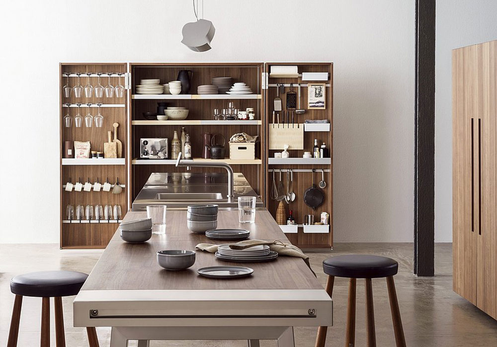 kitchens with open shelve