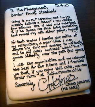 cake resignation