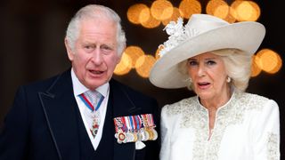 Prince Charles, Prince of Wales and Camilla, Duchess of Cornwall attend a National Service of Thanksgiving