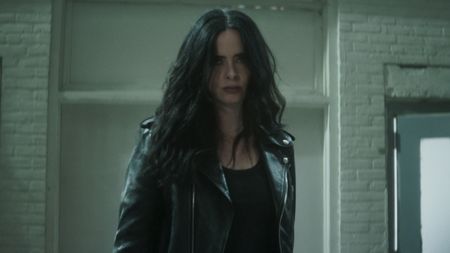 Jessica Jones (Krysten Ritter) looks ahead on Daredevil: Born Again.