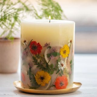 Dried Flower Candles