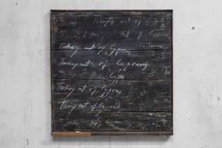 Homage to Cy Twombly, by Glavkos Koumides, 2014