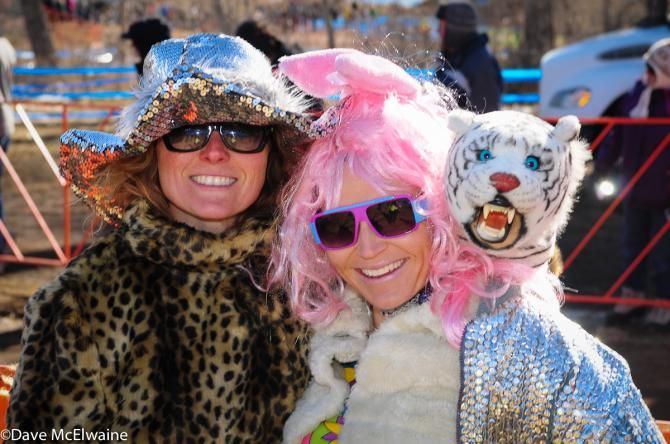It would not be a cyclocross race without some costumes