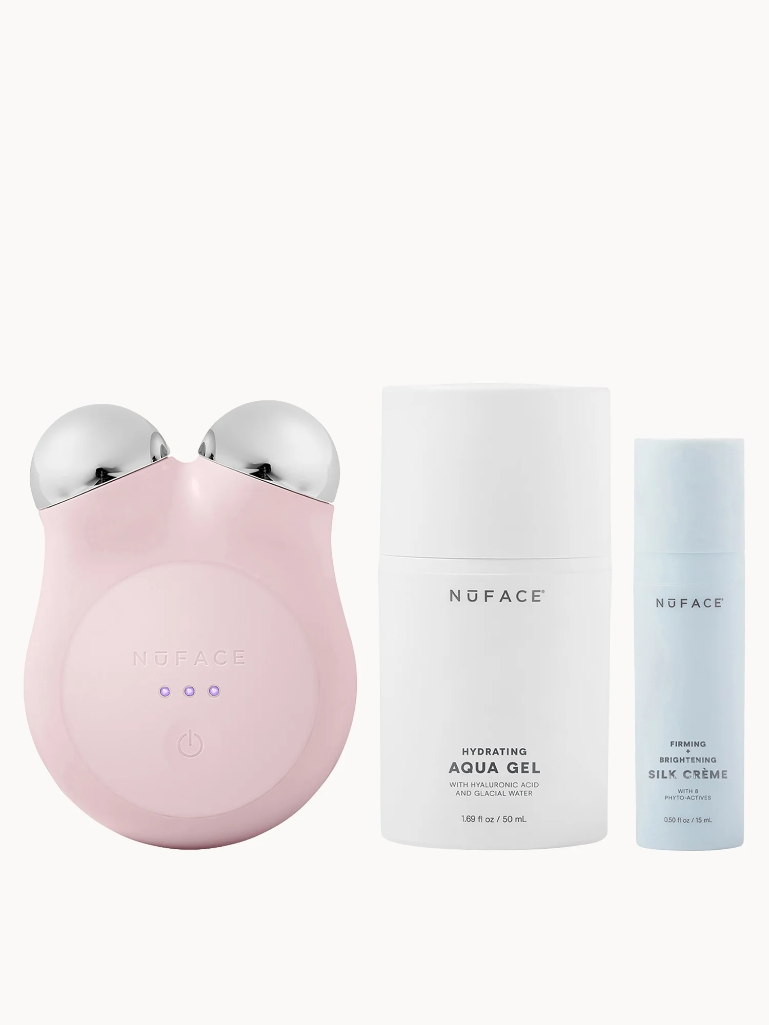 Nuface Mini+ Starter Kit - Sandy Rose