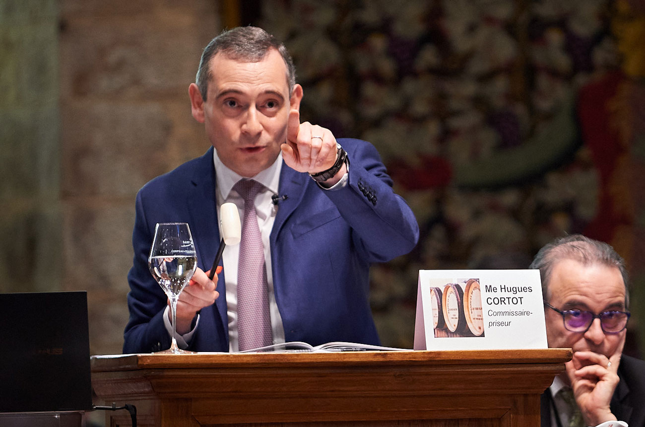 Auctioneer Hugues Cortot