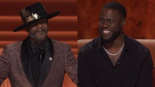 Katt Williams and Kevin Hart appear on Netflix's The Roast of Kevin Hart.