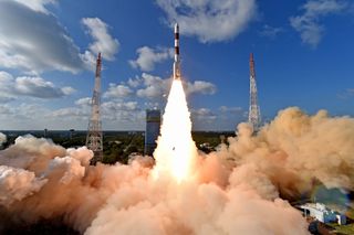 India's Polar Satellite Launch Vehicle flew its 50th mission, on Dec. 11, 2019.