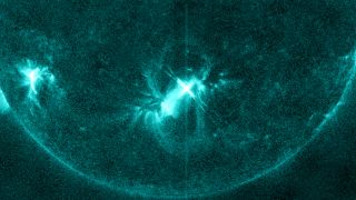 The sun released an X-class flare on May 10, 2022.