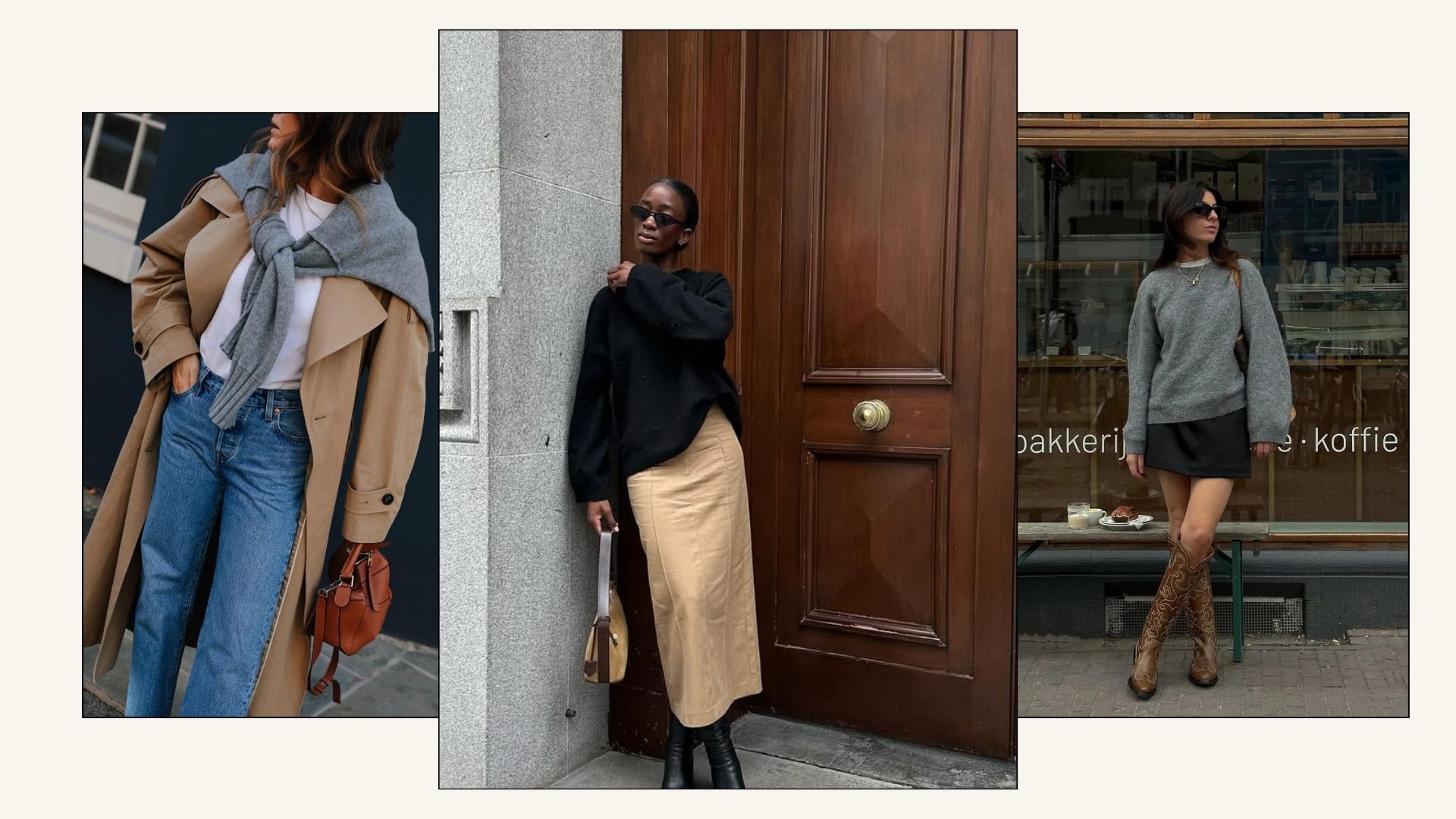 fashion influencers wearing the Arket knit jumper