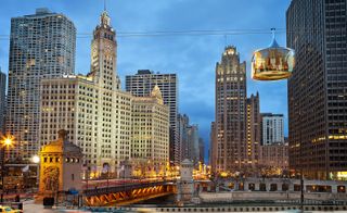 'The Chicago Skyline' is a proposal for a unique aerial gondola
