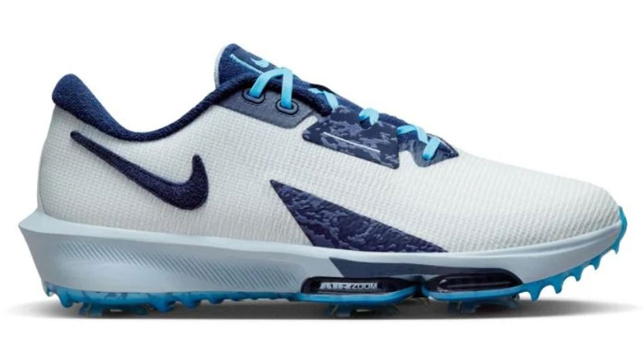 The Nike Air Zoom Infinity Tour Next% 2 Golf Shoe on a white background