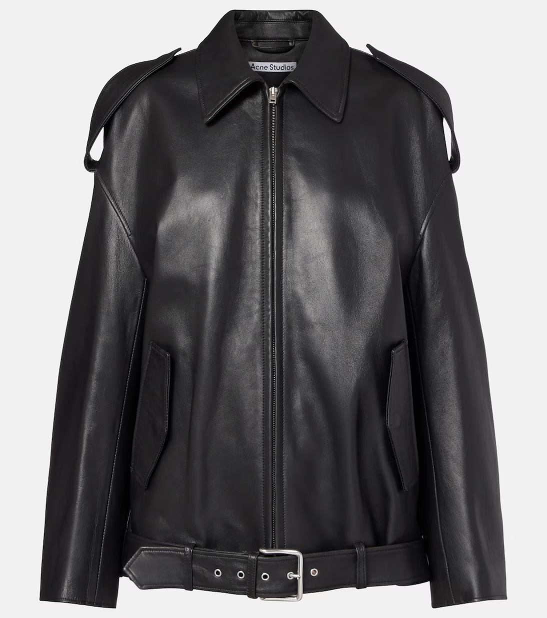 Pixie Market + Yve Maxi Leather Skirt