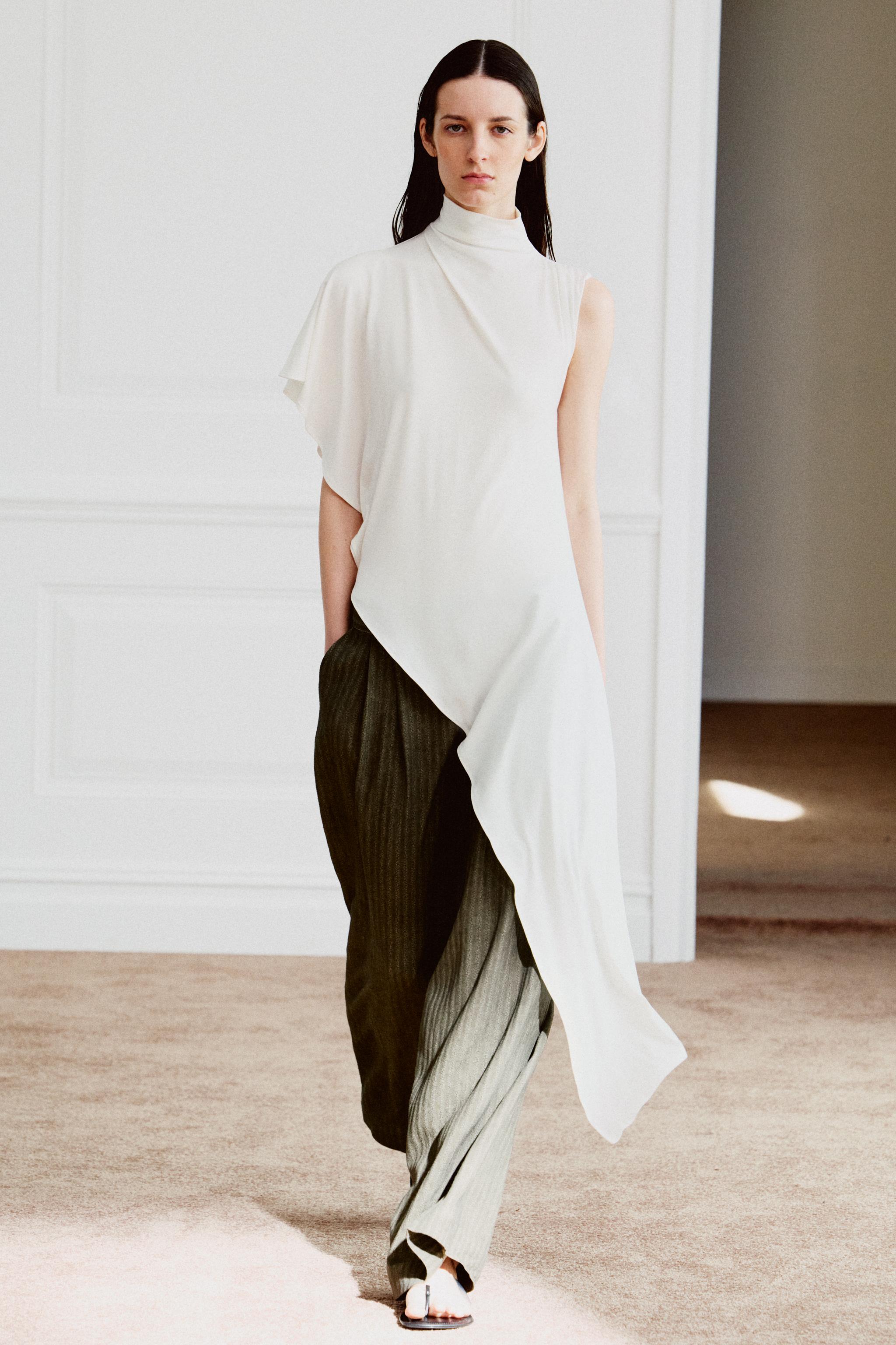 Asymmetric Draped Top