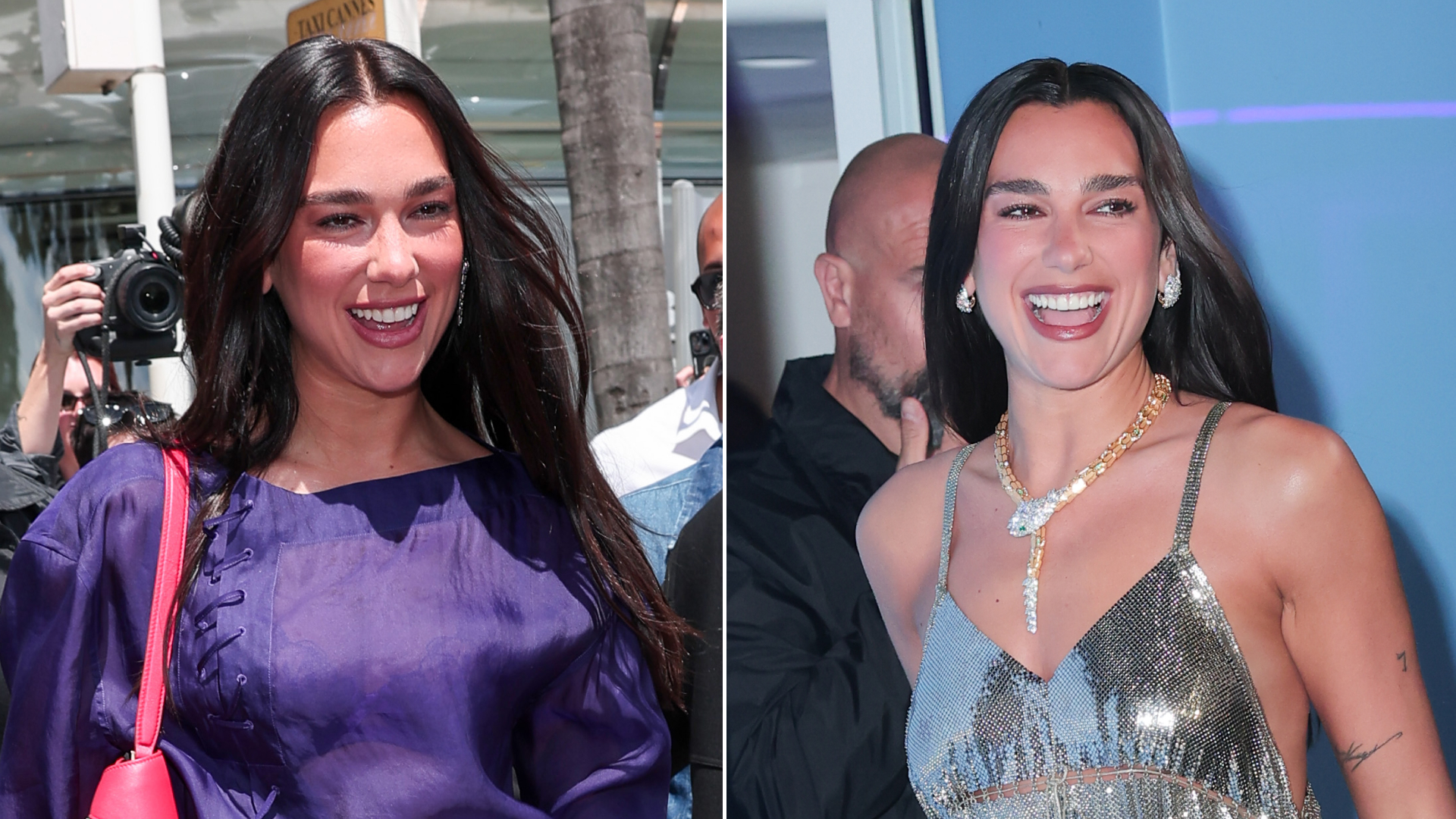 Dua Lipa is seen during the 79th annual Cannes Film Festival on May 15, 2026 in Cannes, France