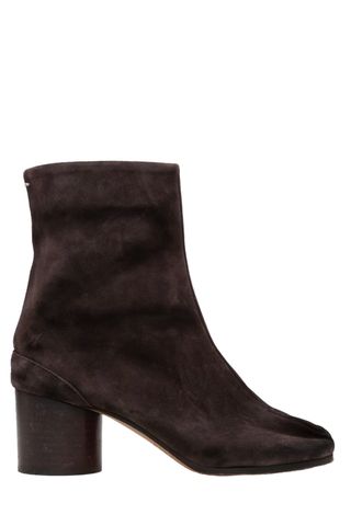 Brown Tabi Ankle Boots