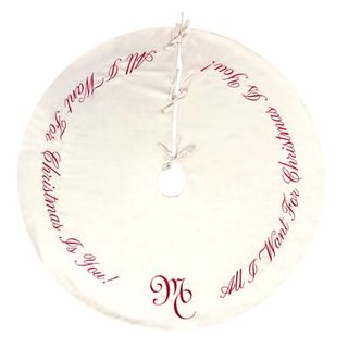 Mariah Carey Official All I Want for Christmas Is You Tree Skirt