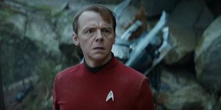 Simon Pegg as Scotty in Star Trek Beyond