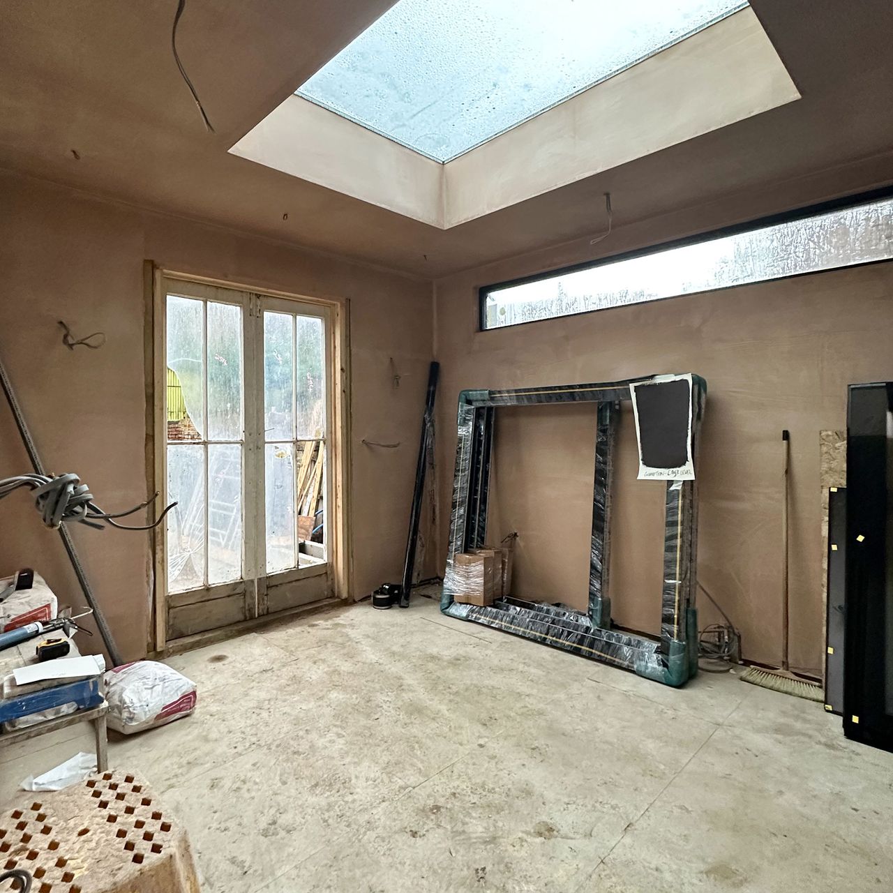Kitchen mid-renovation