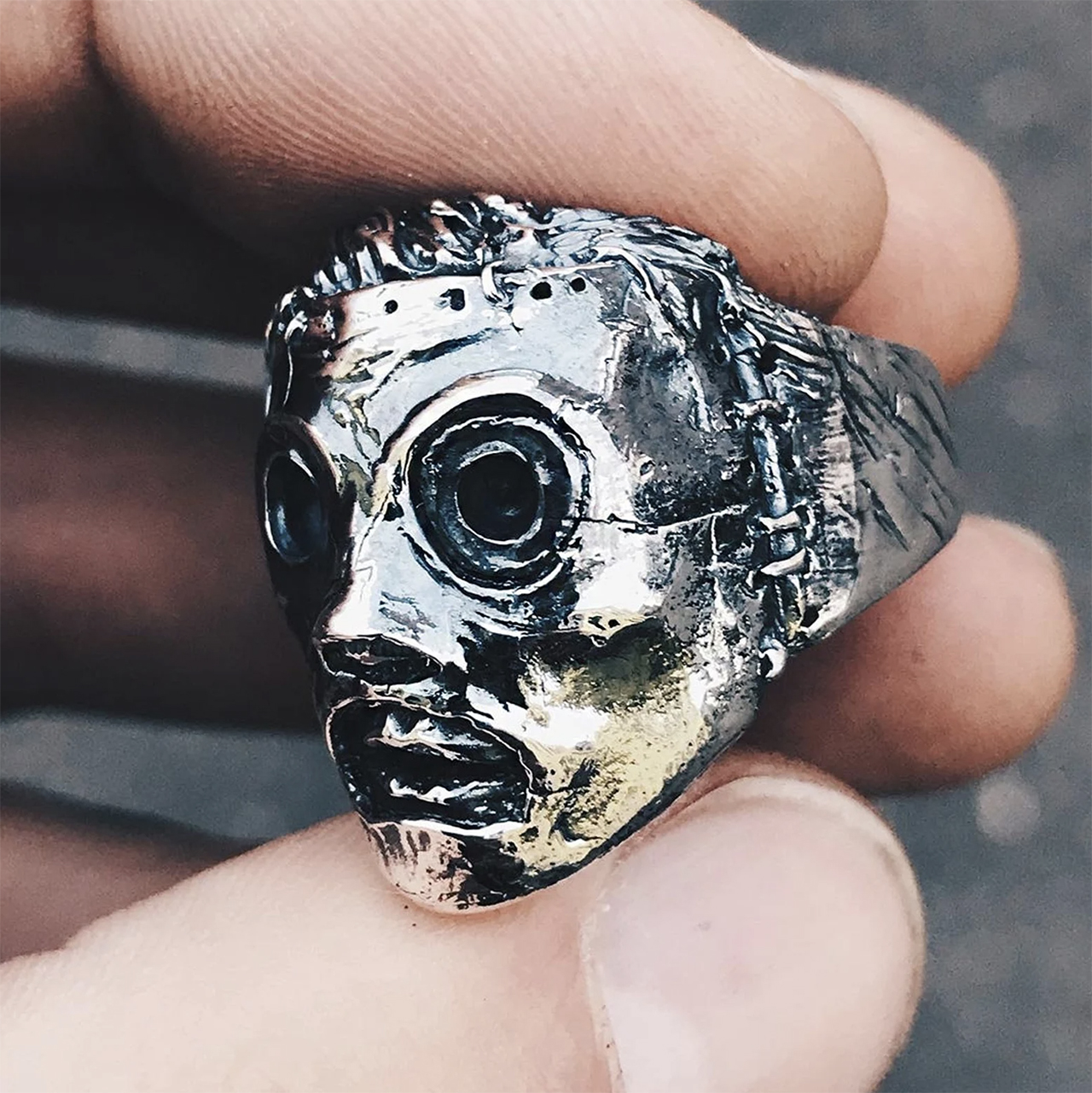 Slipknot - Corey Taylor Silver Ring