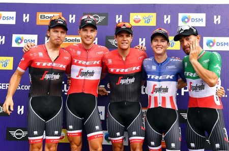 Trek-Segafredo won the Hammer Sprint