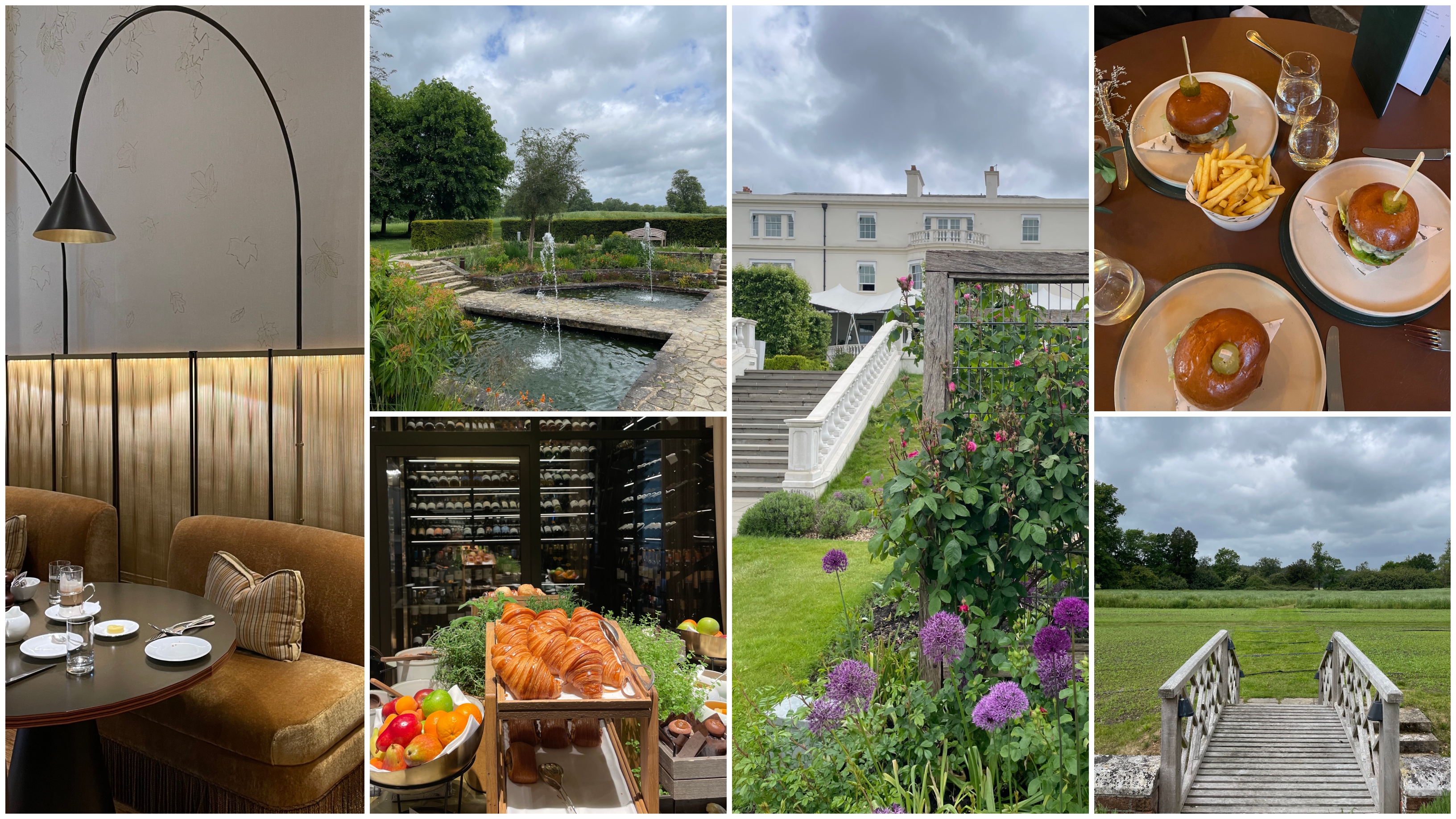 collage of Coworth Park in Ascot