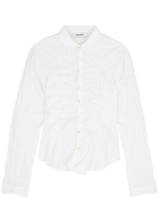 Lupa Smocked Cotton Shirt