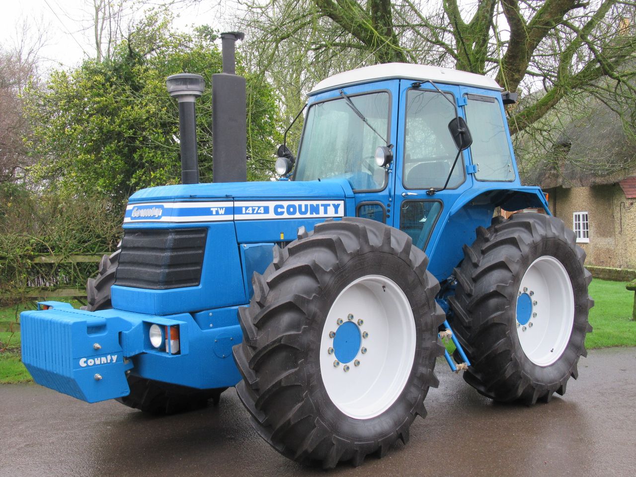 Images of vintage tractors sold by Cheffins
