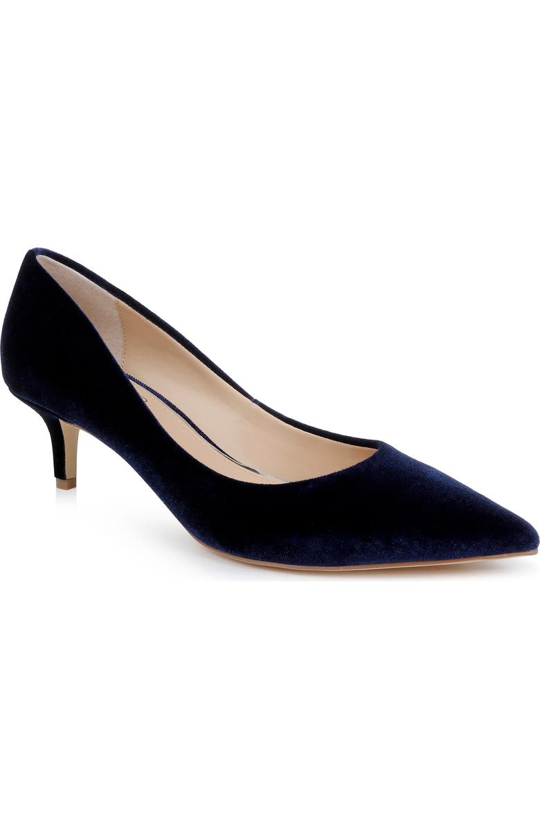 Enola Pointed Toe Kitten Heel Pump