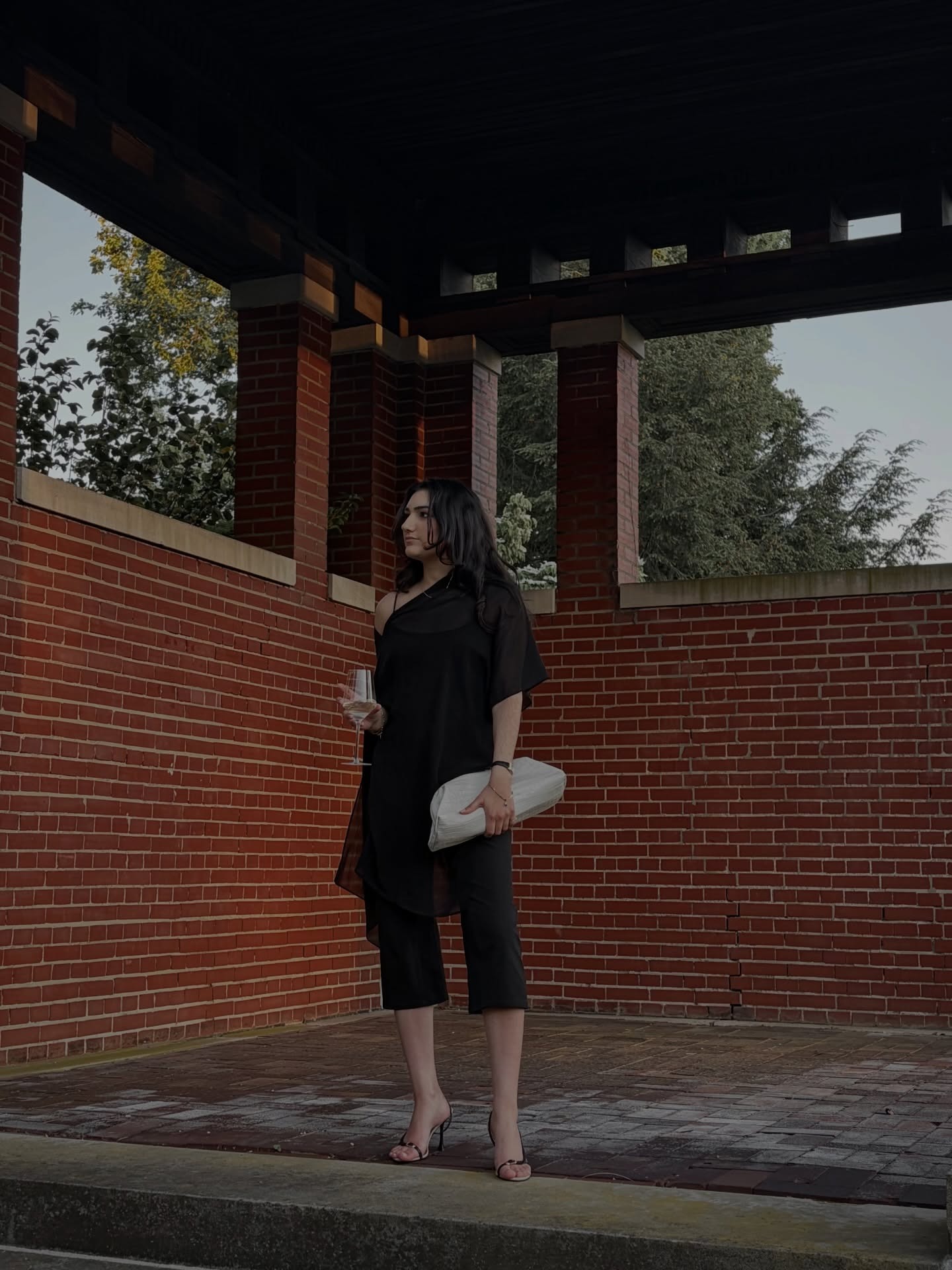Who What Wear editor Josephine Hadjiloucas wearing Eileen Fisher