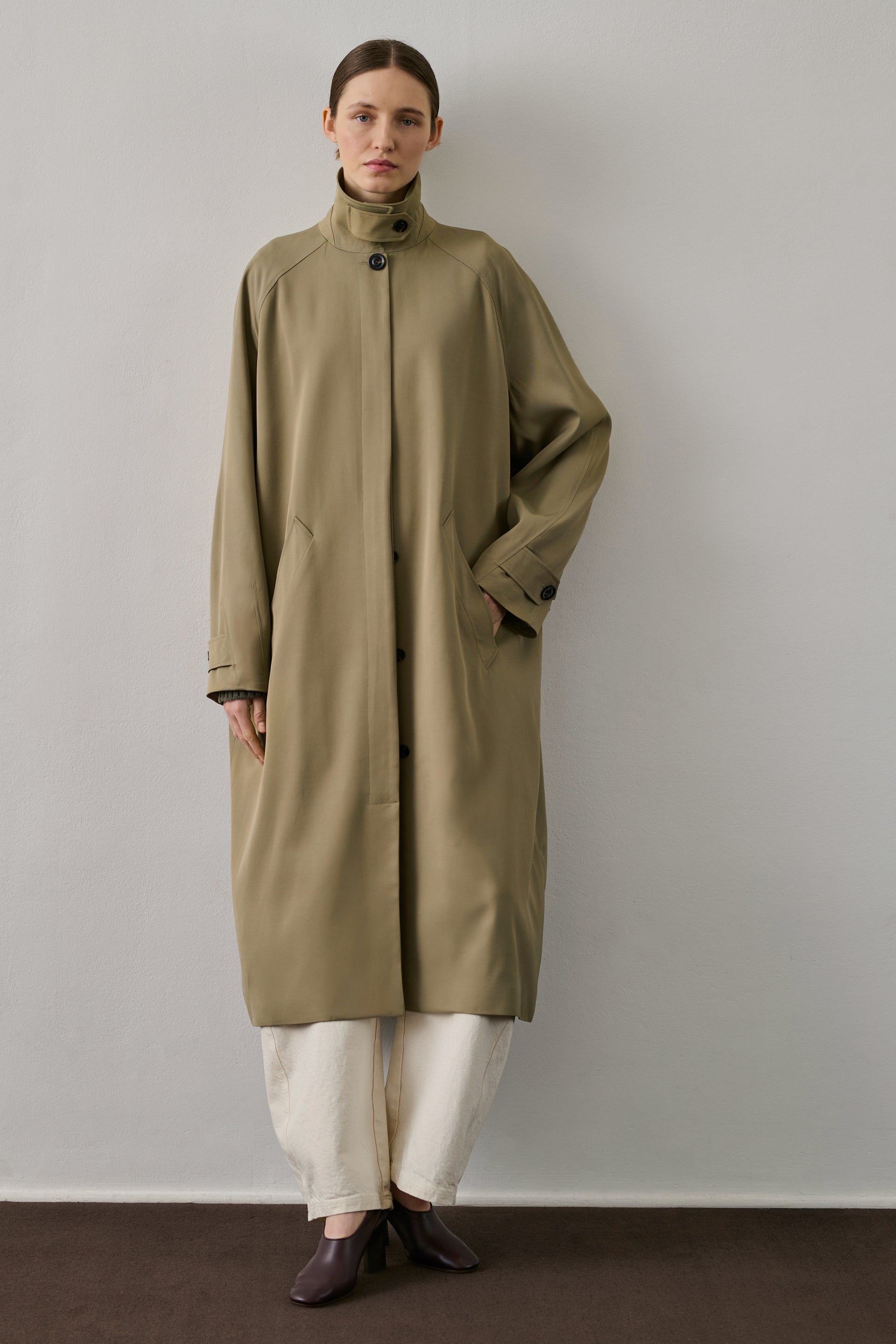 Beige Fritz Trench