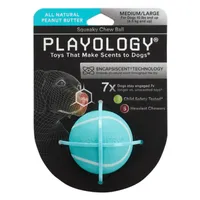 Playology Scented Squeaky Chew Ball Dog Toy