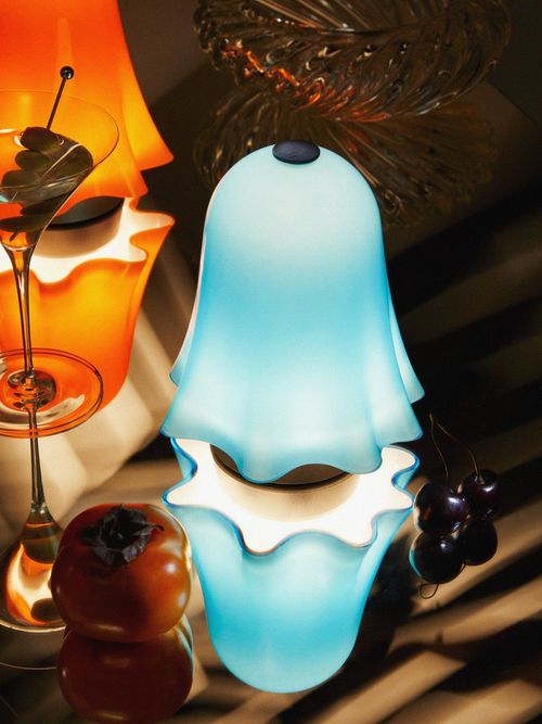 Fantasmino Hand-Blown Murano Glass Portable Lamp