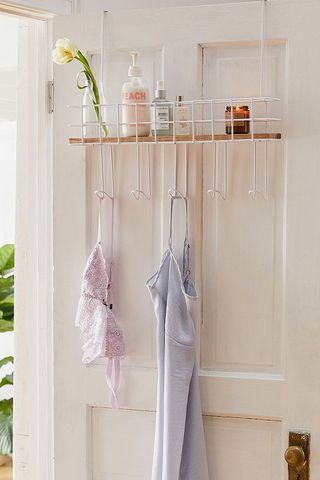 Over The Door Hooks, Over The Door Hanger for Hanging, Over Door Towel Rack  Coat Rack Hanger Hooks for Clothing, Anti-Rust Overdoor Organizer Rack