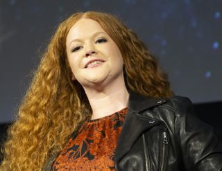 Mary Wiseman, who plays Tilly on "Star Trek: Discovery," appears at New York Comic Con 2018.