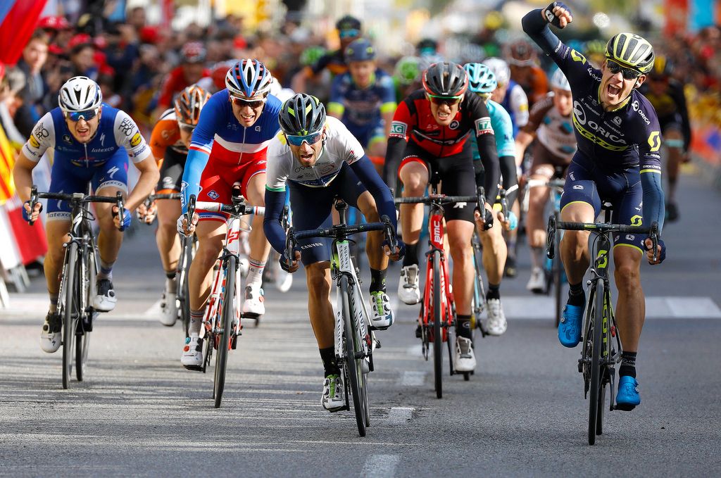Daryl Impey sprints to the stage win