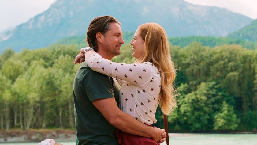 (L, R) Martin Henderson as Jack Sheridan, Alexandra Breckenridge as Mel Monroe in Virgin River season 4