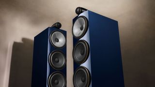 Bowers & Wilkins 702 S3 Signature floorstanders in Midnight Blue