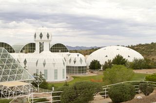 The Biosphere 2 research facility in Oracle, Arizona. 