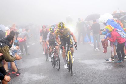 Primož Roglič on stage six of the Vuelta a España
