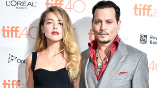 Amber Heard and Johnny Depp attend Black Mass Premiere