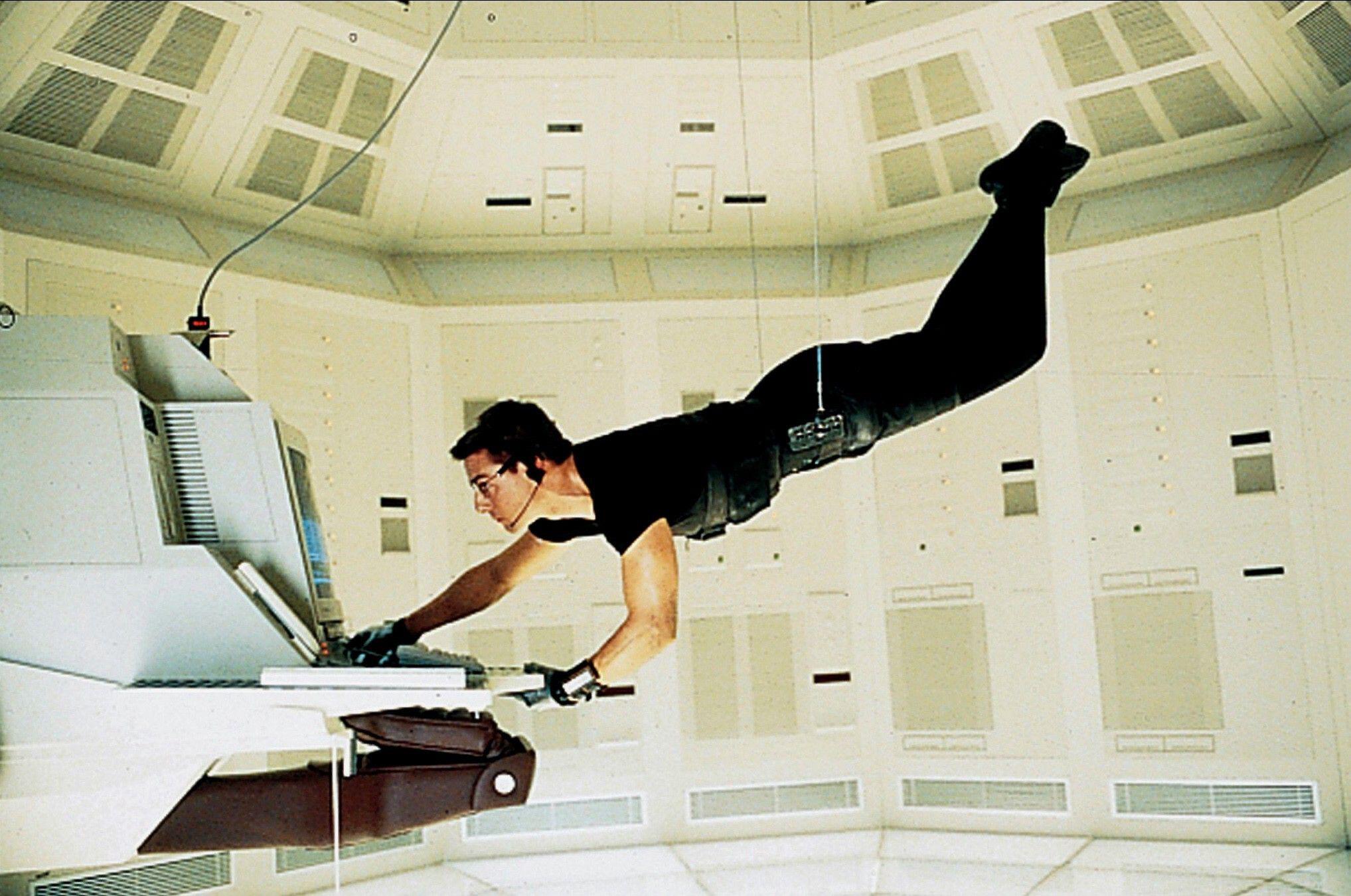 Tom Cruise in MISSION: IMPOSSIBLE, 1996 