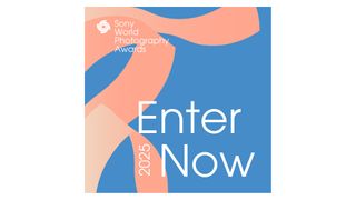 Graphic reading Enter Now, supplied by Sony World Photography Awards 2025 in a last call for the Open Competition