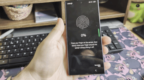 samsung galaxy z fold 8 ultra fingerprint scanner