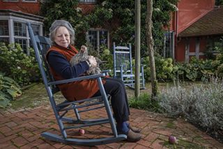 ANIMAL MAGIC - Chickens - Carla Carlisle with her rare chickens photographed at her home in Bury St Edmunds. Pictures by Richard Cannon