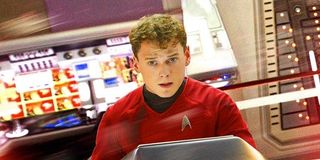 Yelchin as Chekov in Star Trek