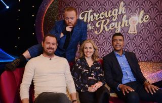 Through the Keyhole shows Danny Dyer, Keith Lemon, Sally Phillips and Chris Kamara