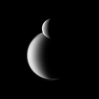 Cassini Rhea Titan
