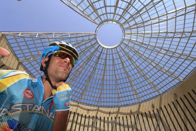 Vincenzo Nibali (Astana) awaits the start of the Tour of Poland which in 2013 began on home soil for the Italian.