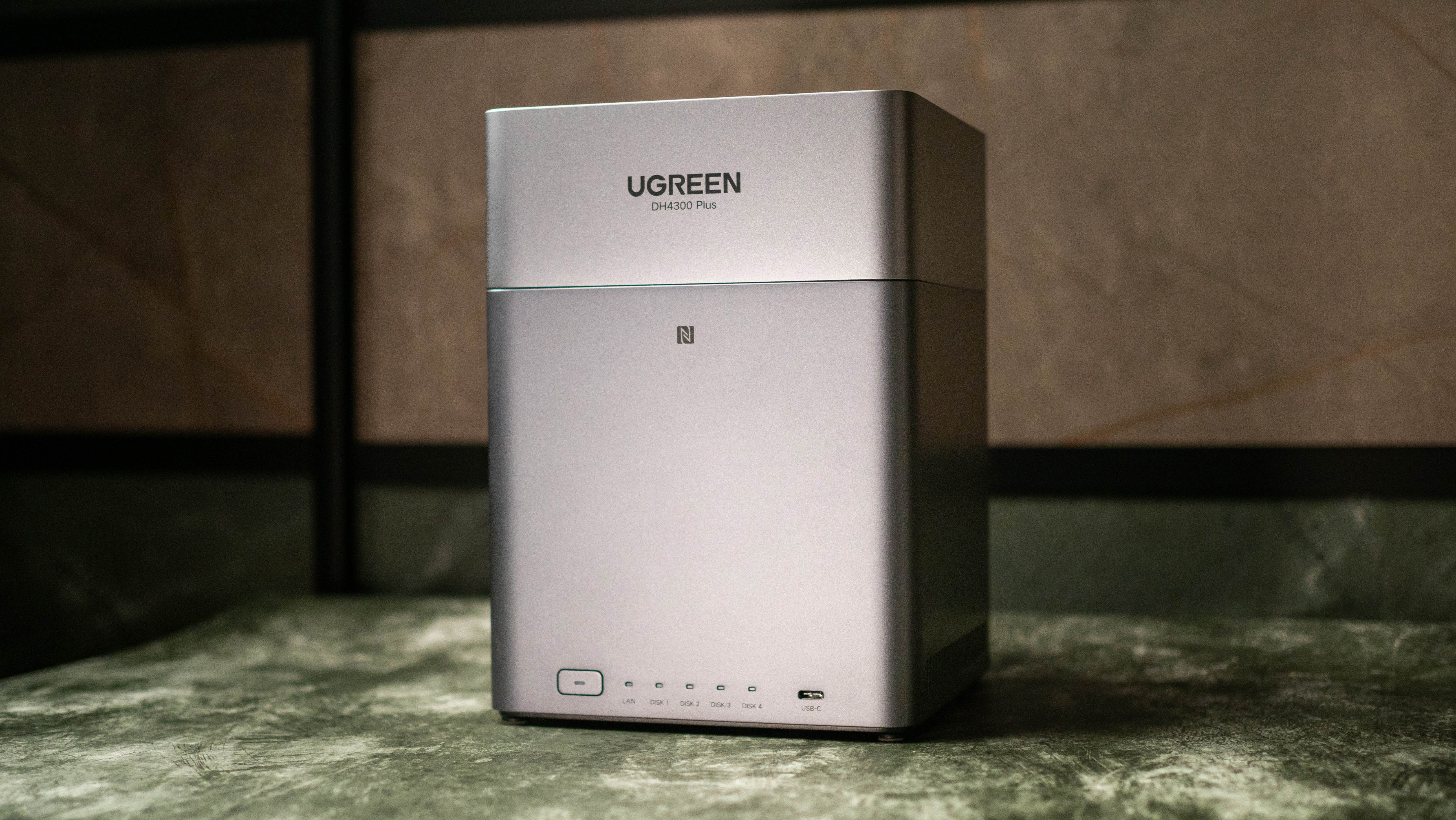 UGREEN NASync DH4300 Plus 4-bay NAS server testing on Android Central