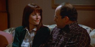 Megan Mullally and Jason Alexander on Seinfeld